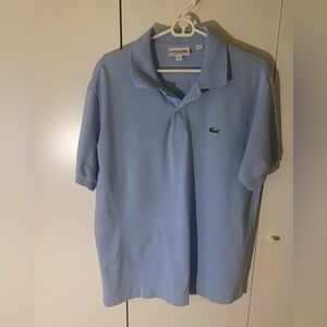 Light Blue Lacoste Classic Fit Polo. Size Large.